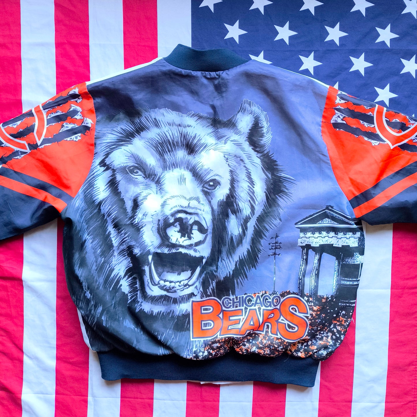 Chicago Bears Chalk Line NFL Fanimation Jacket L