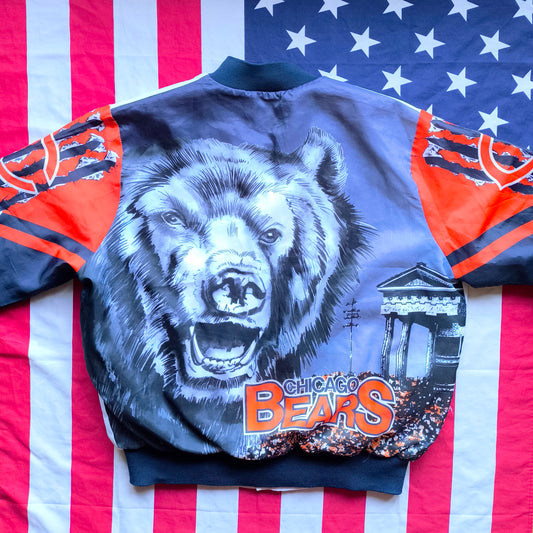 Chicago Bears Chalk Line NFL Fanimation Jacket L