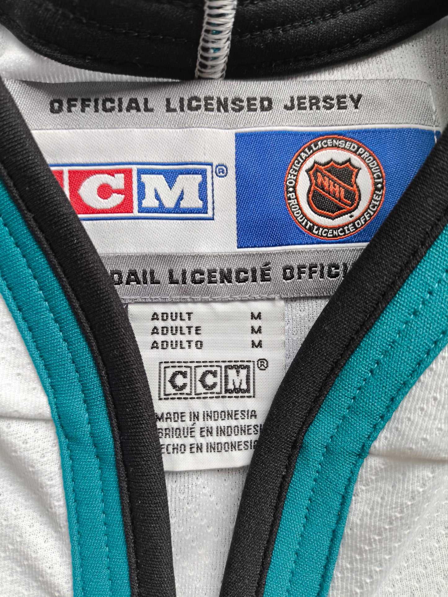 San Jose Sharks NHL CCM Jersey M
