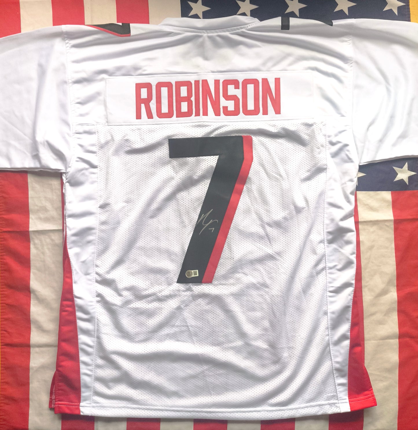 Bijan Robinson Signed Atlanta Falcons NFL Jersey Beckett COA