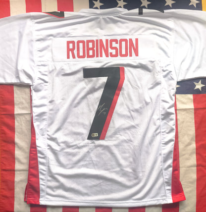 Bijan Robinson Signed Atlanta Falcons NFL Jersey Beckett COA