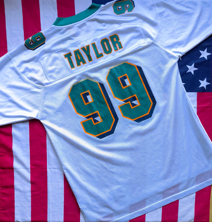 Miami Dolphins Reebok NFL Jersey L Taylor