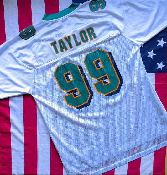 Miami Dolphins Reebok NFL Jersey L Taylor