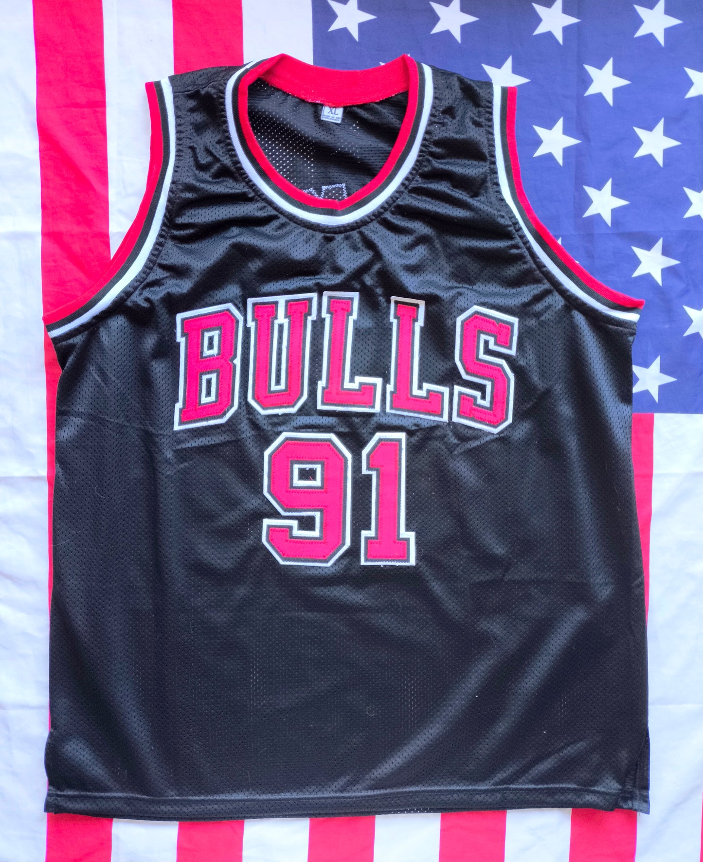 Dennis Rodman Chicago Bulls Signed NBA Jersey JSA COA