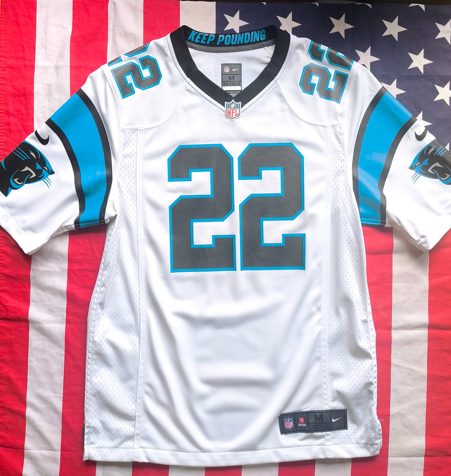 Carolina Panthers Nike NFL Jersey M McCaffrey
