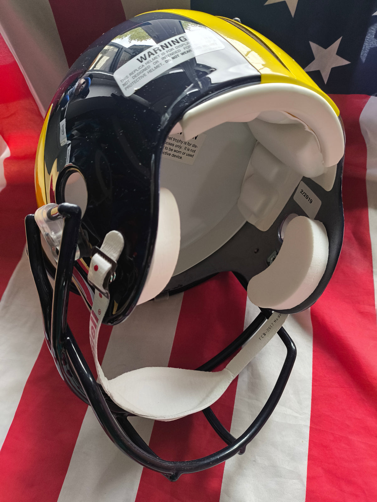 Charles Woodson Michigan Wolverines NCAA Helmet Beckett COA