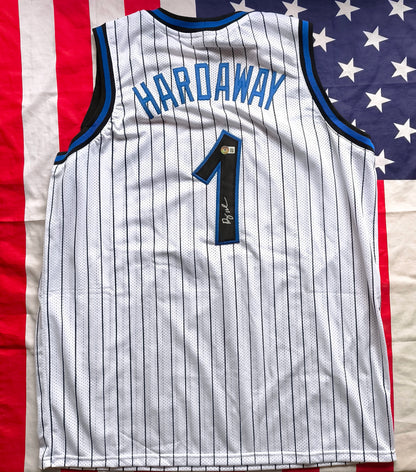 Penny Hardaway Orlando Magic NBA Signed Jersey Beckett COA