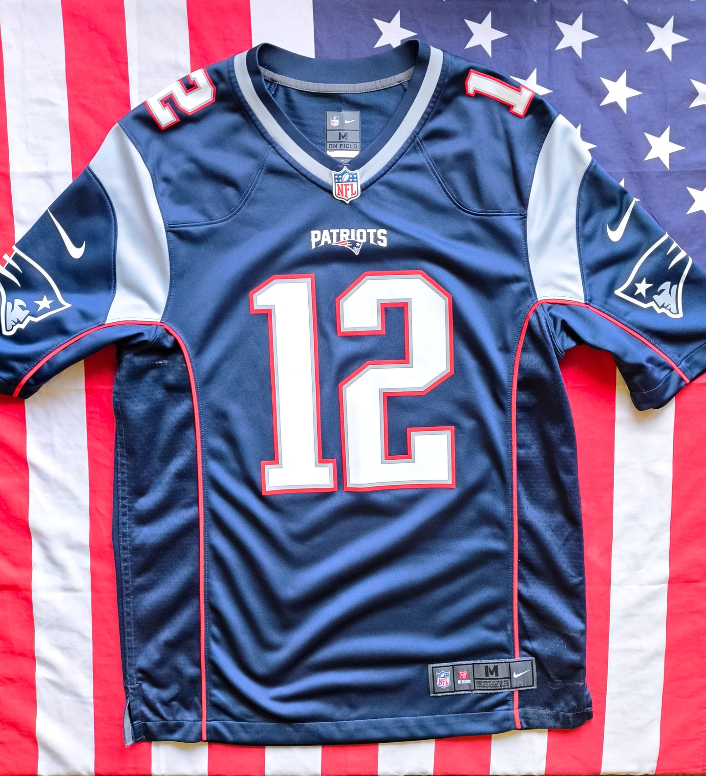 New England Patriots Nike NFL Jersey M Brady