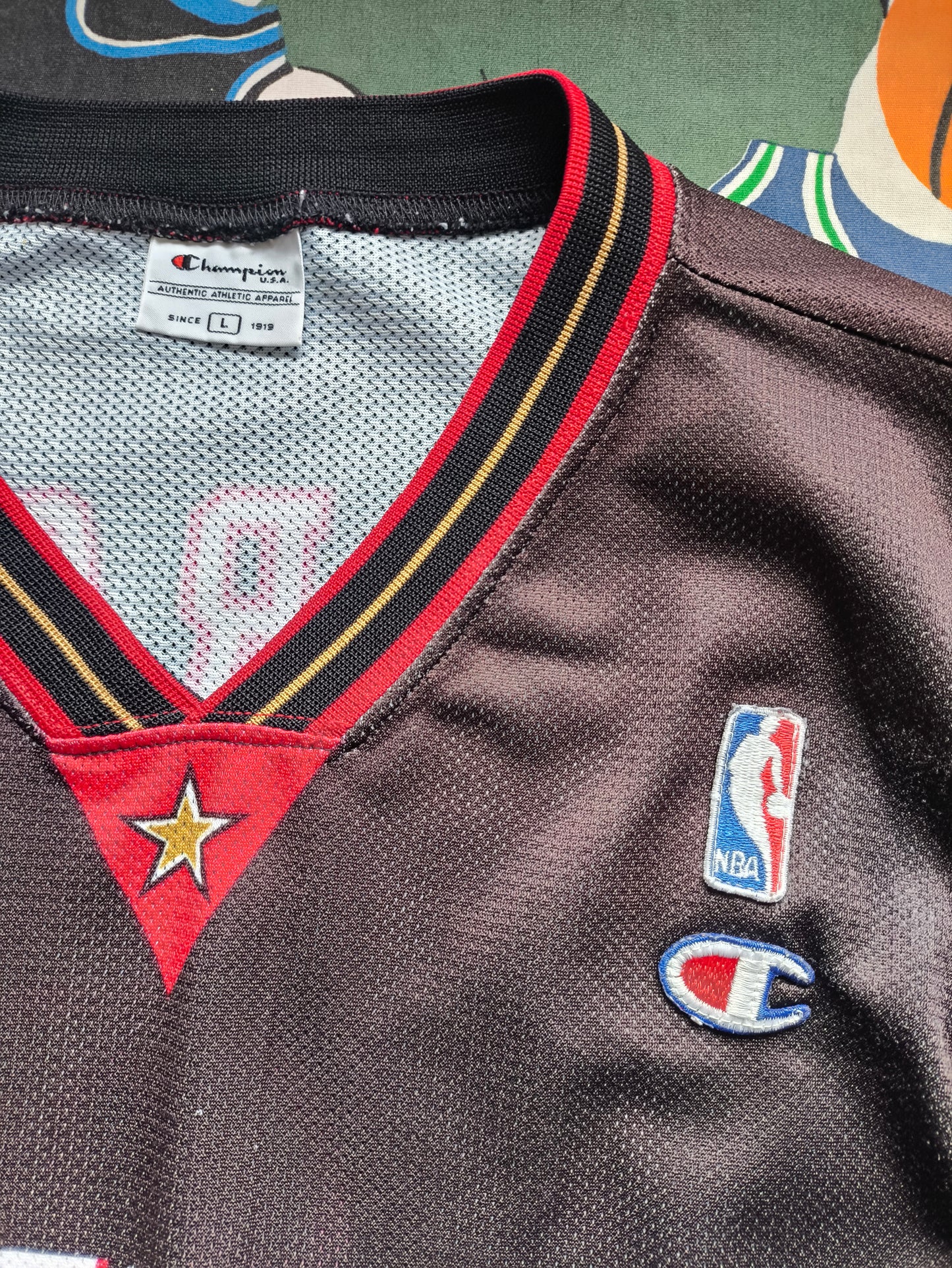 Philadelphia 76ers Champion NBA Jersey L Iverson