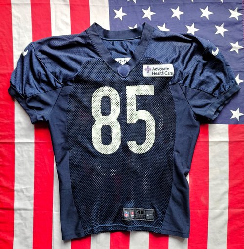Chicago Bears Nike NFL Player Issued Practice Jersey #85 Brown