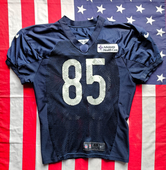 Chicago Bears Nike NFL Player Issued Practice Jersey #85 Brown